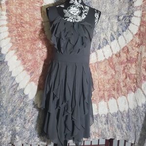 Ric Rac ruffle waterfall front dress M